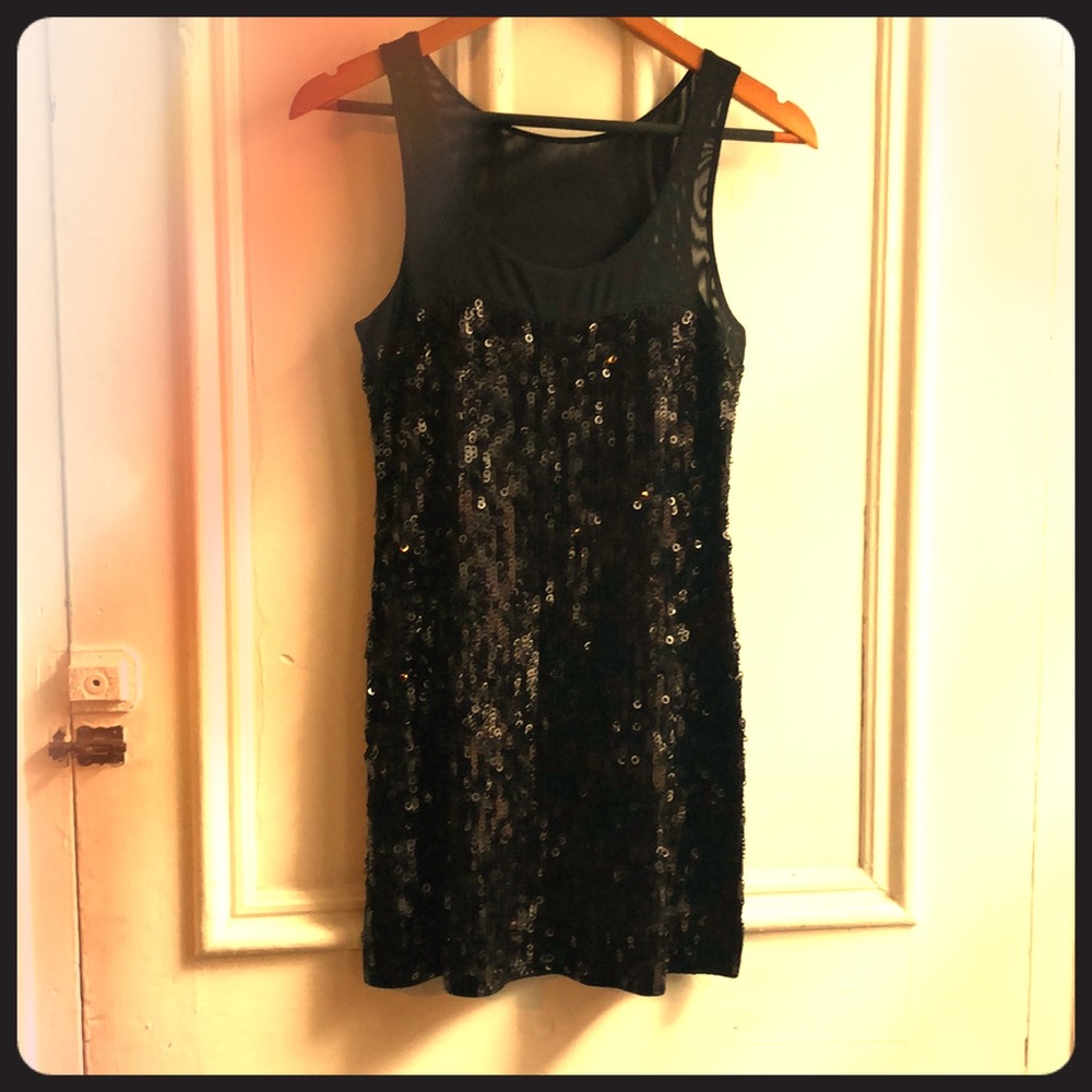 Sequined Express Mini Dress